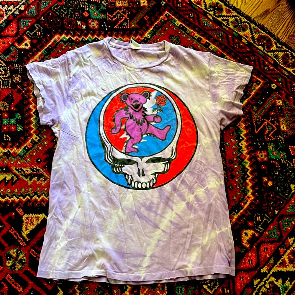 Madeworn Grateful Dead Tie-Dye Logo T-Shirt Size Medium